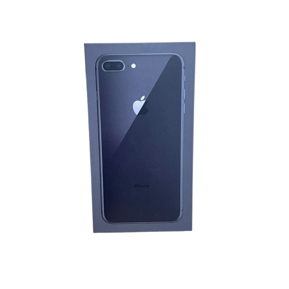 Apple iPhone 8 Plus Space Gray 64GB Empty Box with Stickers & User Guide